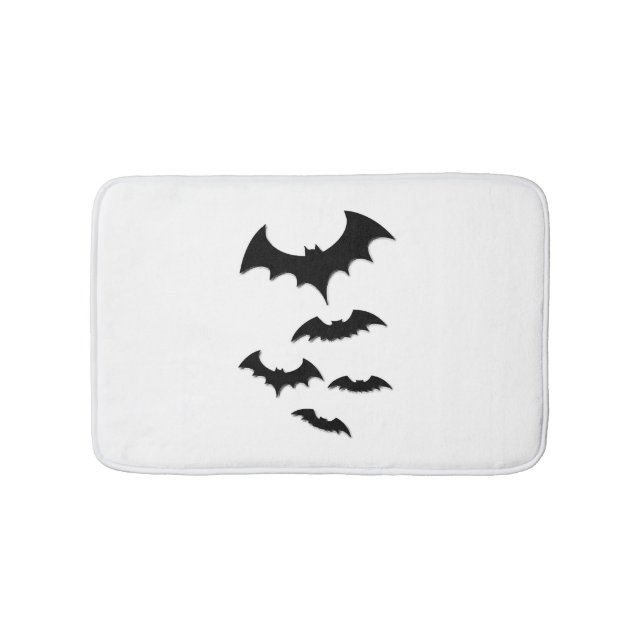 Halloween-Fledermaus Badematte (Vorderseite)