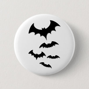 Halloween-Fledermaus Button