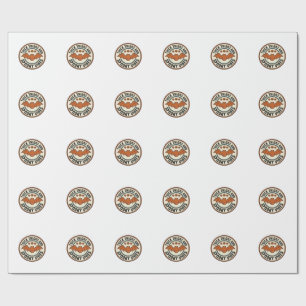 Halloween-Fledermaus-Dicke-Oberschenkel-Gruselige- Geschenkpapier