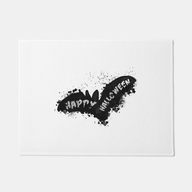 Halloween-Fledermaus Fußmatte (Vorderseite)