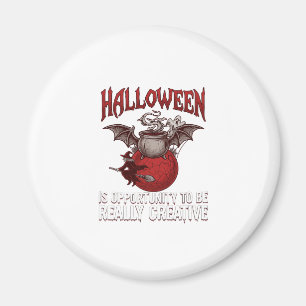 Halloween Fledermaus geflügelter Kessel fliegende Magnet