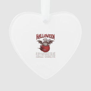 Halloween Fledermaus geflügelter Kessel fliegende  Ornament