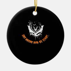 Halloween-Fledermaus-Hängendekoration für das Wese Keramik Ornament
