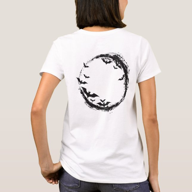 HALLOWEEN Fledermaus T-Shirt (Rückseite)