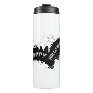 Halloween-Fledermaus Thermosbecher