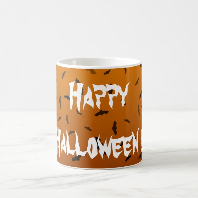 Halloween - Fledermäuse Kaffeetasse (Mittel)