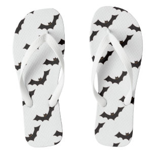 Halloween, Fledermäuse-Muster, Süßes oder Saures, Flip Flops