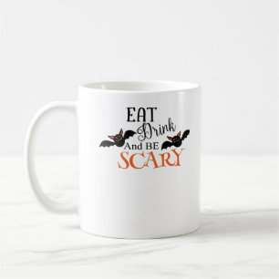 Halloween-Fledermäuse sind ein lustiger Grusel-Mem Kaffeetasse