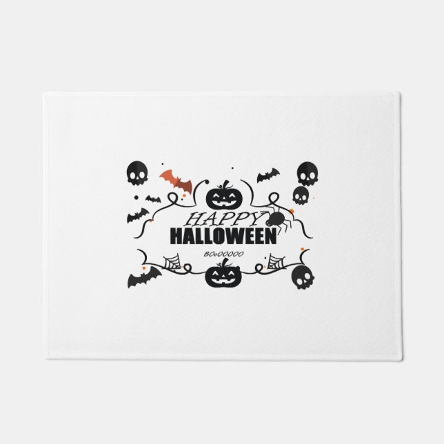 Halloween-Fledermaushalloween-Sticker Fußmatte (Vorderseite)