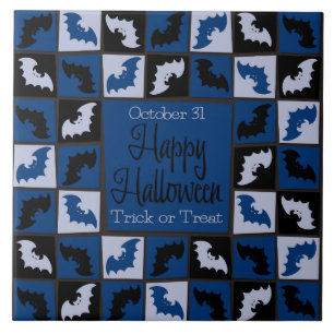 Halloween-Fledermausmosaik Fliese