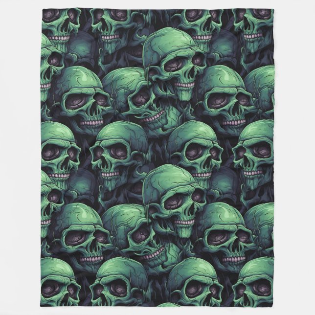 Halloween Fleecedecke (Vorderseite)