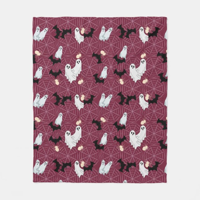 Halloween Fleecedecke (Vorderseite)