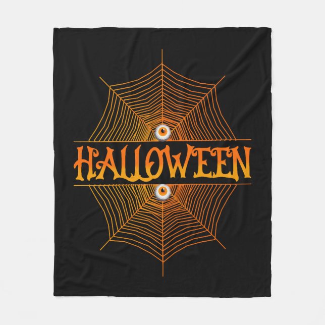 Halloween Fleecedecke (Vorderseite)