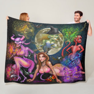 Halloween Fleecedecke