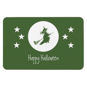 Halloween Flexi Magnet, grün Magnet