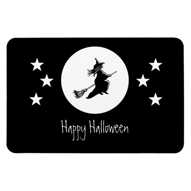 Halloween Flexi Magnet, schwarz Magnet (Horizontal)