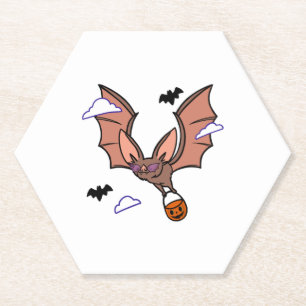 Halloween-Flieger niedlich Untersetzer