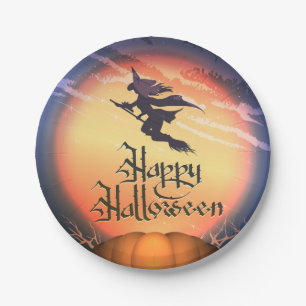 Halloween-Fliegerwitz Pappteller