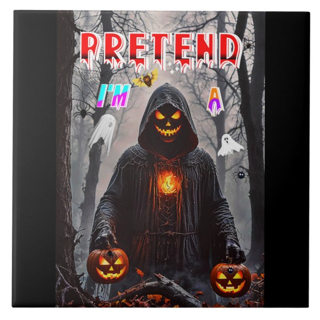 Halloween Fliese (Vorderseite)