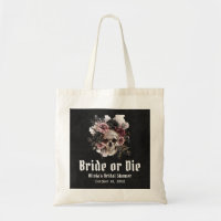 Halloween Floraler Totenkopf Braut oder Stirb Brau