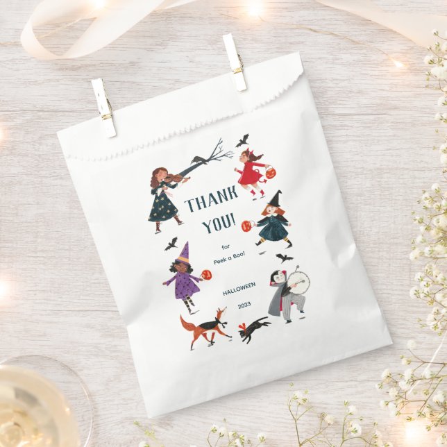 Halloween Flüchtige Blick eine Niedliche Kinderdus Geschenktütchen (Ausgeschnitten)