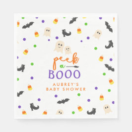 Halloween-flüchtige Blick mit Babydusche Serviette