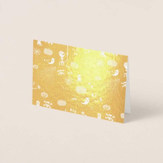 Halloween Folienkarte (Vorderseite)