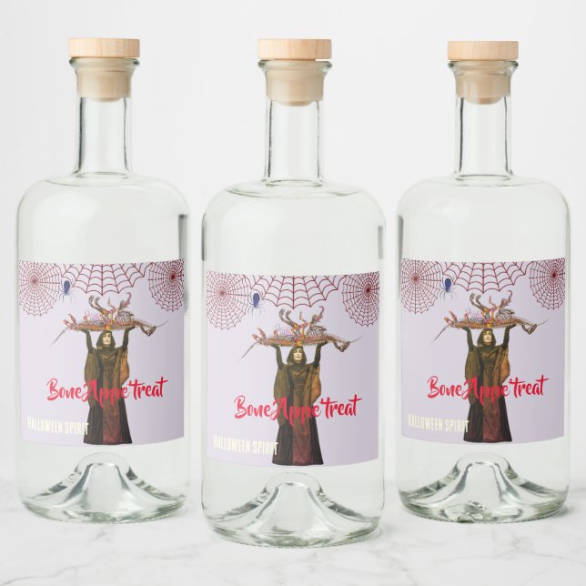 Halloween Food and Beverage Label Set Alkoholflaschenetikett (Flaschen)