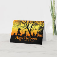 Halloween for Verlobte, Pärchen Kissing in Cemeter