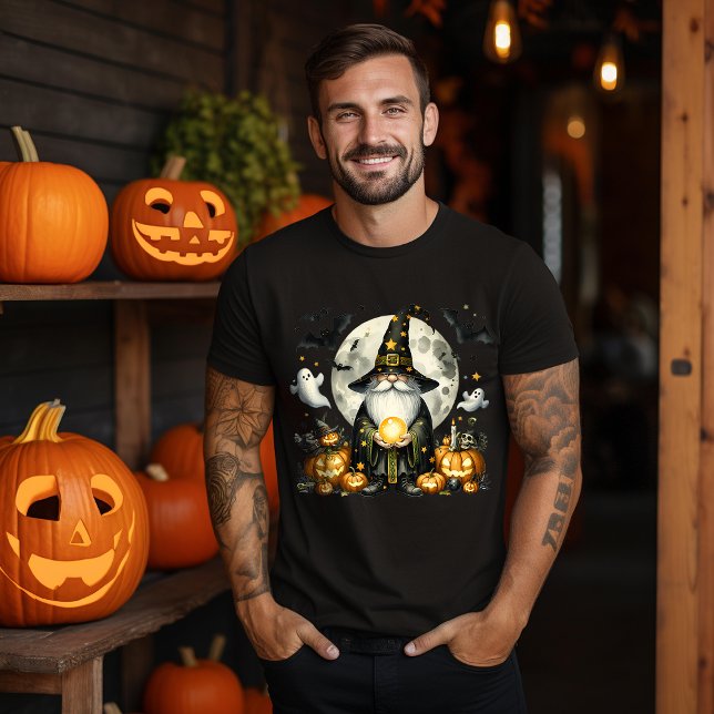 Halloween Fortune Teller Gnome Tri-Blend Shirt (Von Creator hochgeladen)