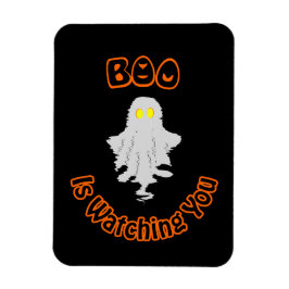Halloween Foto Magnet | Boo beobachtet dich