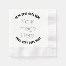 Halloween Foto Party Napkin - Benutzerdefiniertes  Serviette