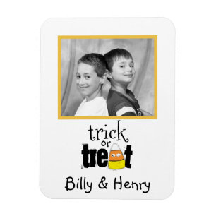 Halloween Foto Whimsical Niedlich Candy Mais Funny Magnet