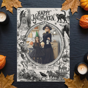 Halloween-Fotokarte Karte