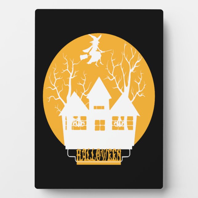 Halloween Fotoplatte (Vorderseite)