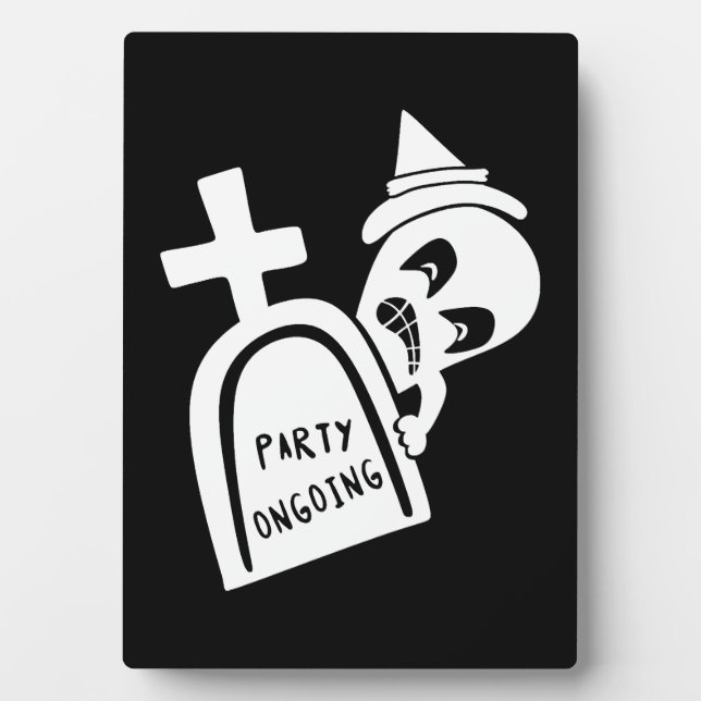 Halloween Fotoplatte (Vorderseite)