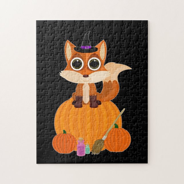 Halloween Fox Puzzle (Vertikal)