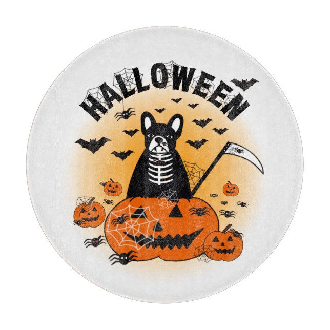 Halloween Franchie Schneidebrett (Vorderseite)
