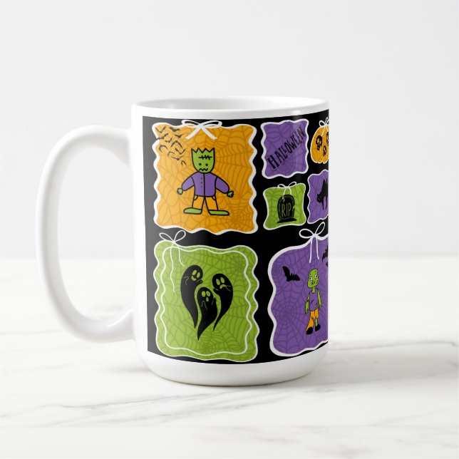 Halloween Frankenstein Coquette Kaffeetasse (Links)