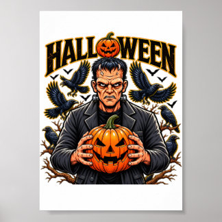 Halloween Frankenstein-Monster Poster