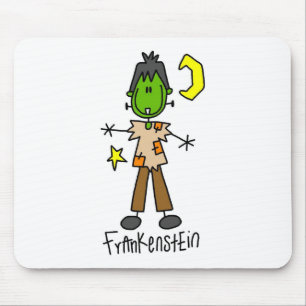 Halloween Frankenstein-Stick-Figur Mauspad