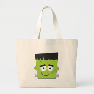 Halloween Frankenstein T - Shirt und Geschenke Jumbo Stoffbeutel