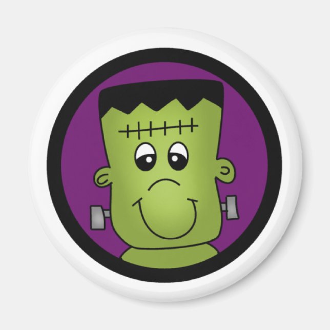 Halloween Frankie Tshirts und Geschenke Magnet (Vorne)