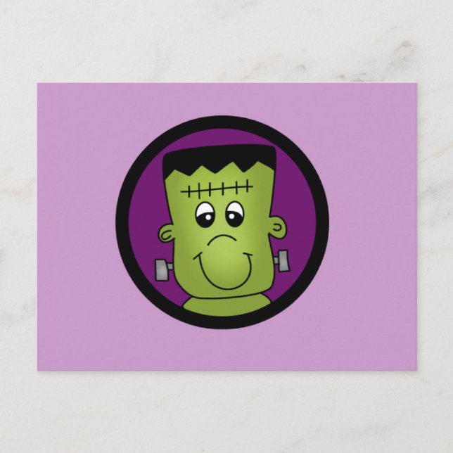 Halloween Frankie Tshirts und Geschenke Postkarte (Vorderseite)