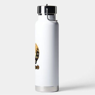 Halloween Französische Bulldogge Mond Gruselige Kü Trinkflasche