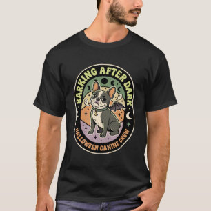 Halloween Französische Bulldogge Nachtpatrouille T-Shirt