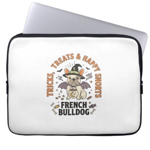 Halloween Französische Bulldogge Trickster Laptopschutzhülle