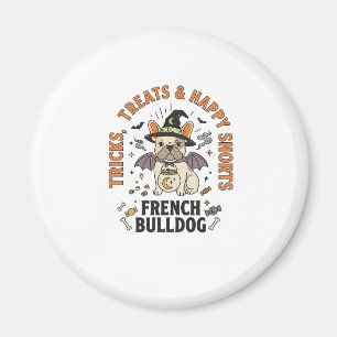 Halloween Französische Bulldogge Trickster Magnet