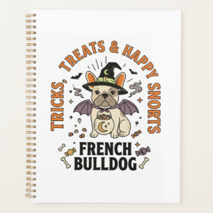 Halloween Französische Bulldogge Trickster Planer