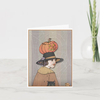 Halloween-Frau Karte